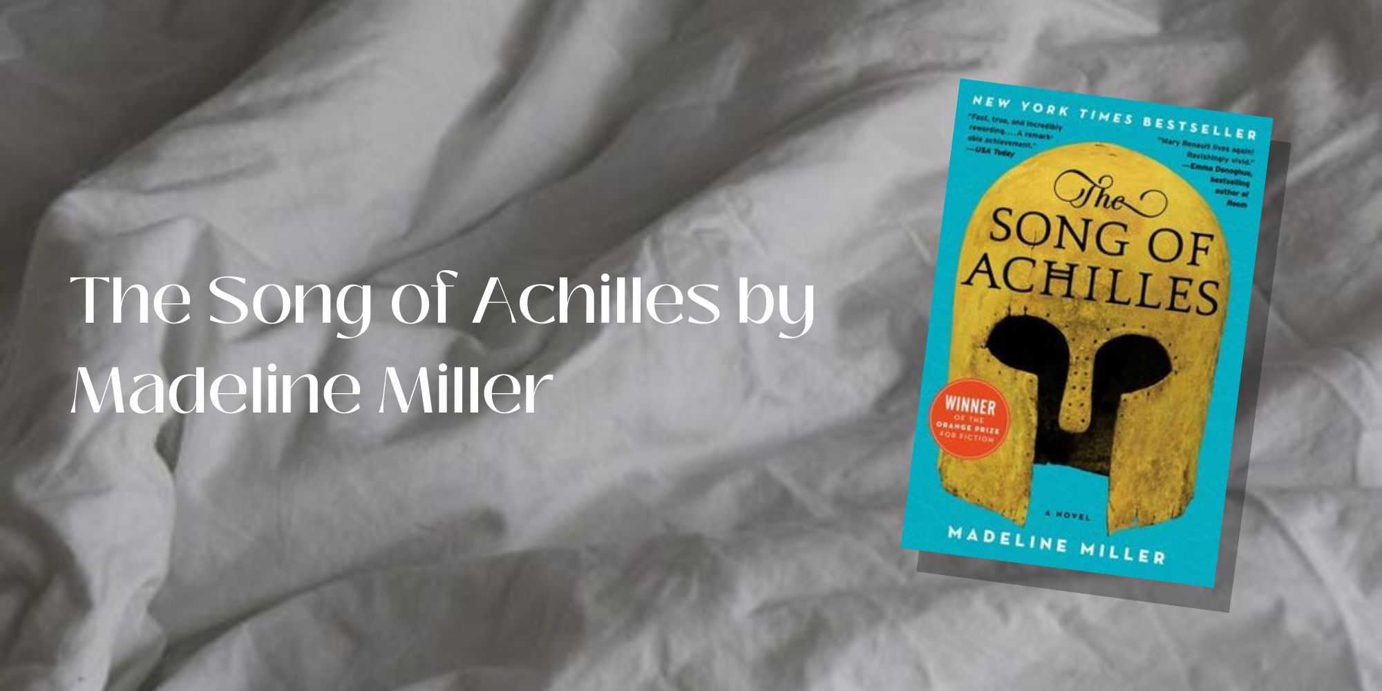The cover of The Song of Achilles by Madeline Miller.