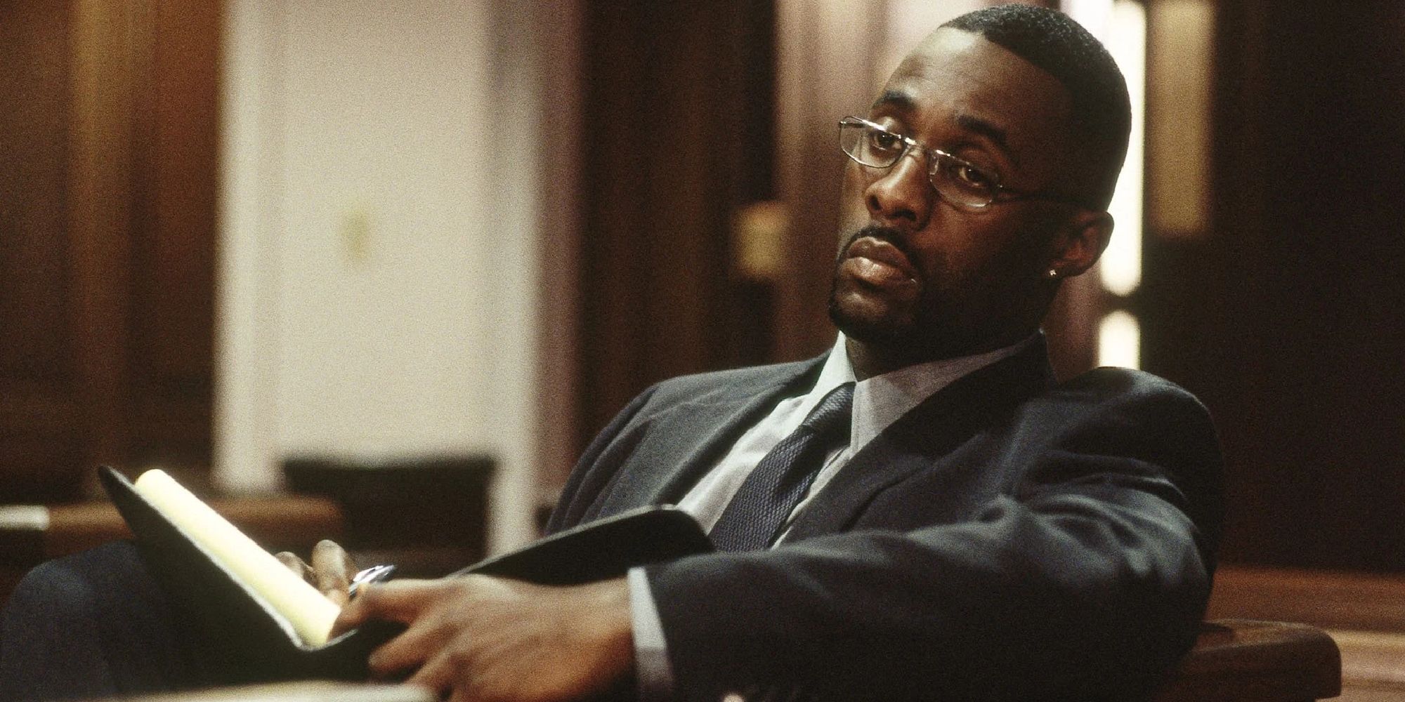 Idris Elba as Stringer Bell in The Wire.