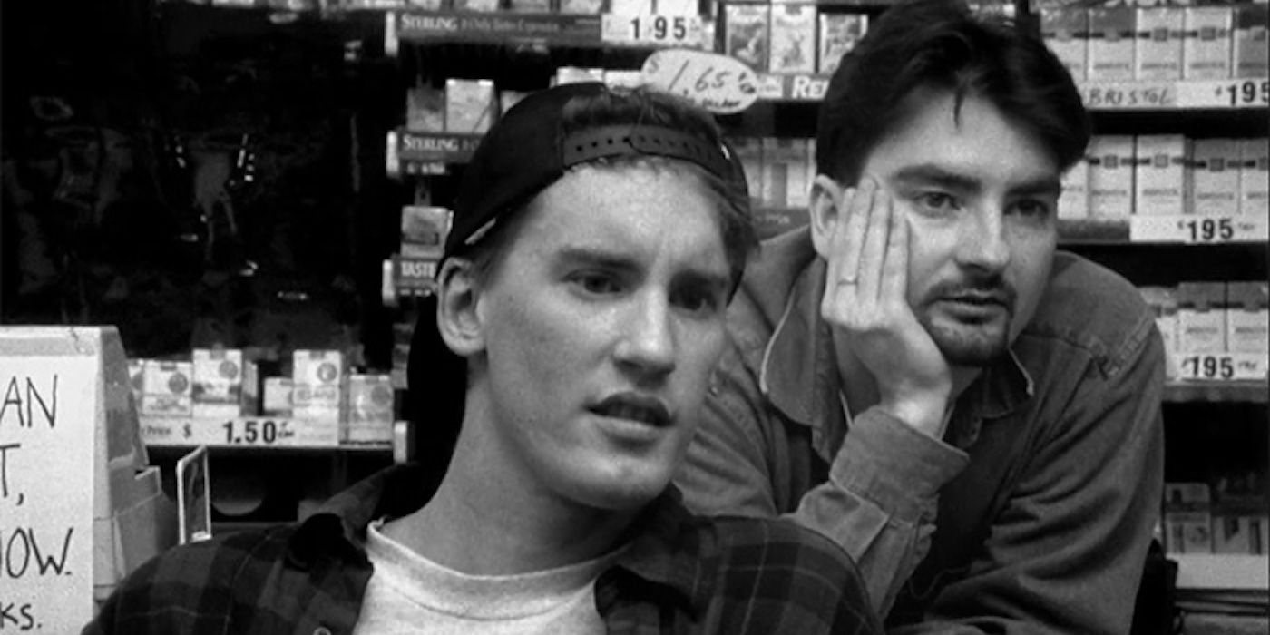 Jeff Anderson and Brian O'Halloran in Clerks