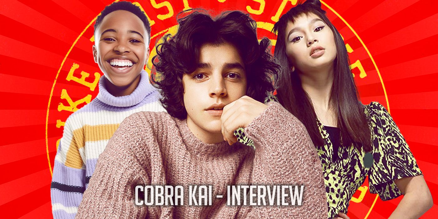 Griffin Santopietro, Dallas Dupree Young and Oona O’Brien Talk Cobra Kai