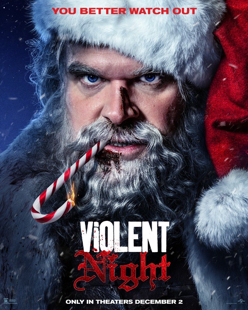 david harbour violent night poster