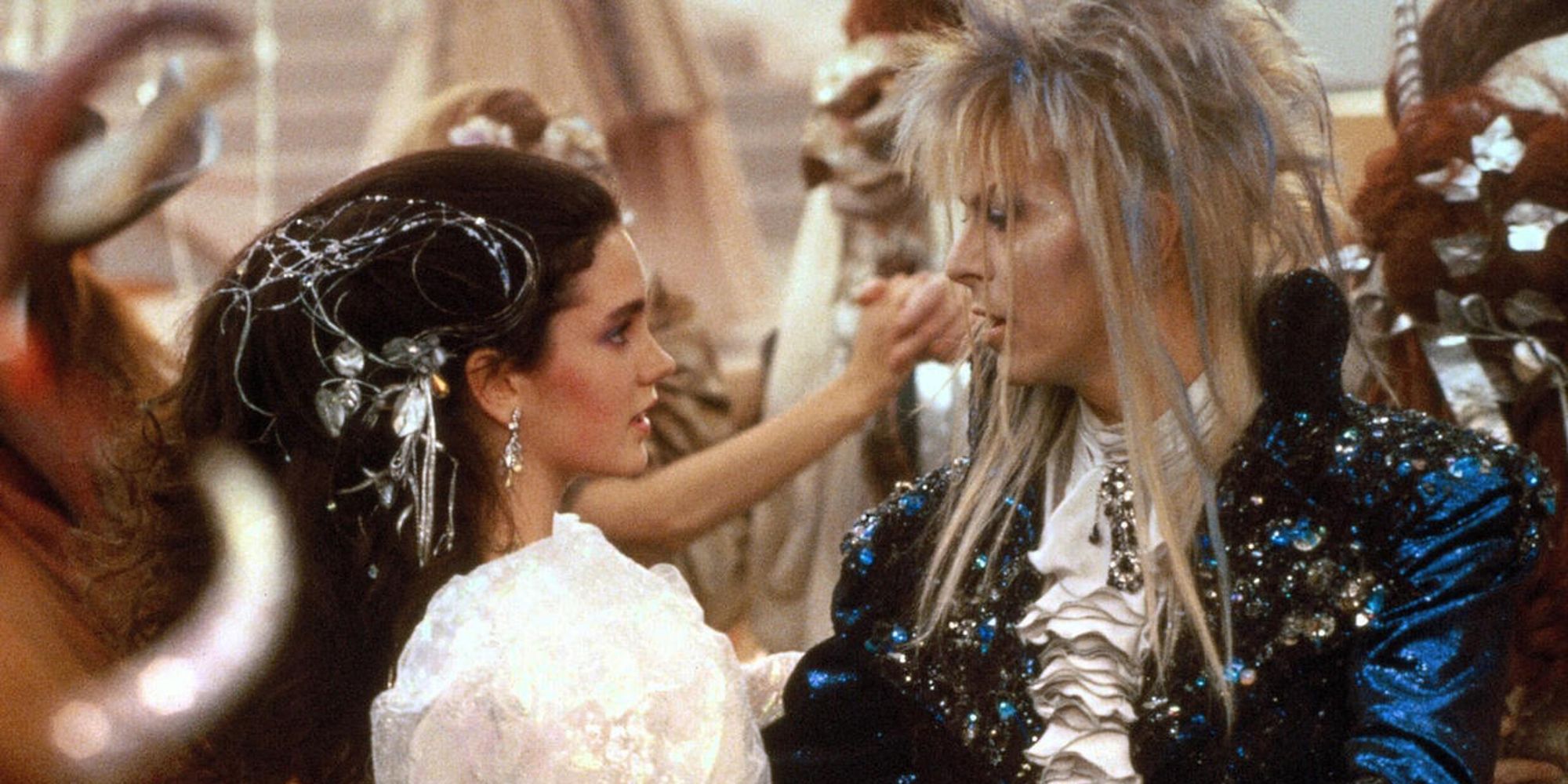 Jennifer Connelly and David Bowie in Labyrinth