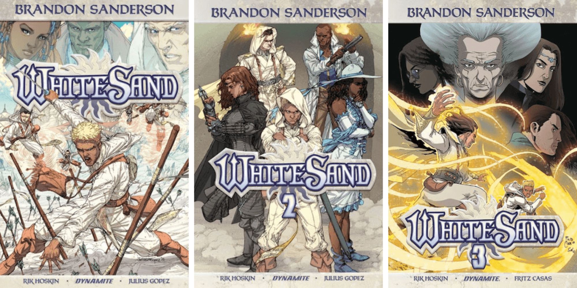 White Sand Trilogy Covers