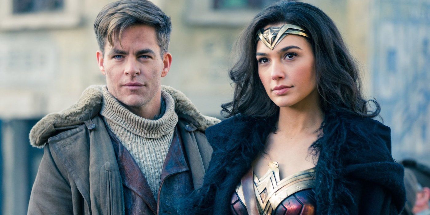 Chris Pine et Gal Gadot dans Wonder Woman