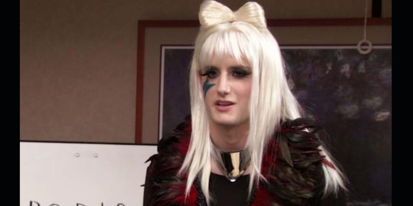zach-woods-gabe-lewis-as-lady-gaga-the-office-halloween-episode