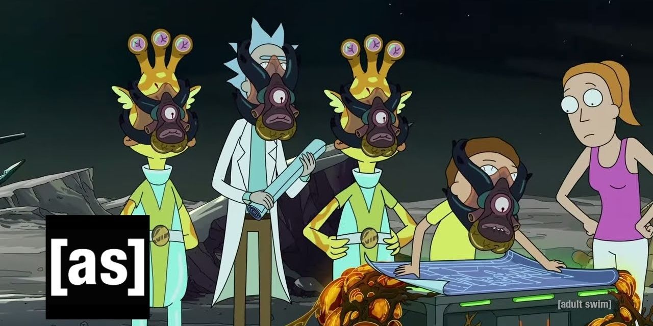 Alien Rick and Morty