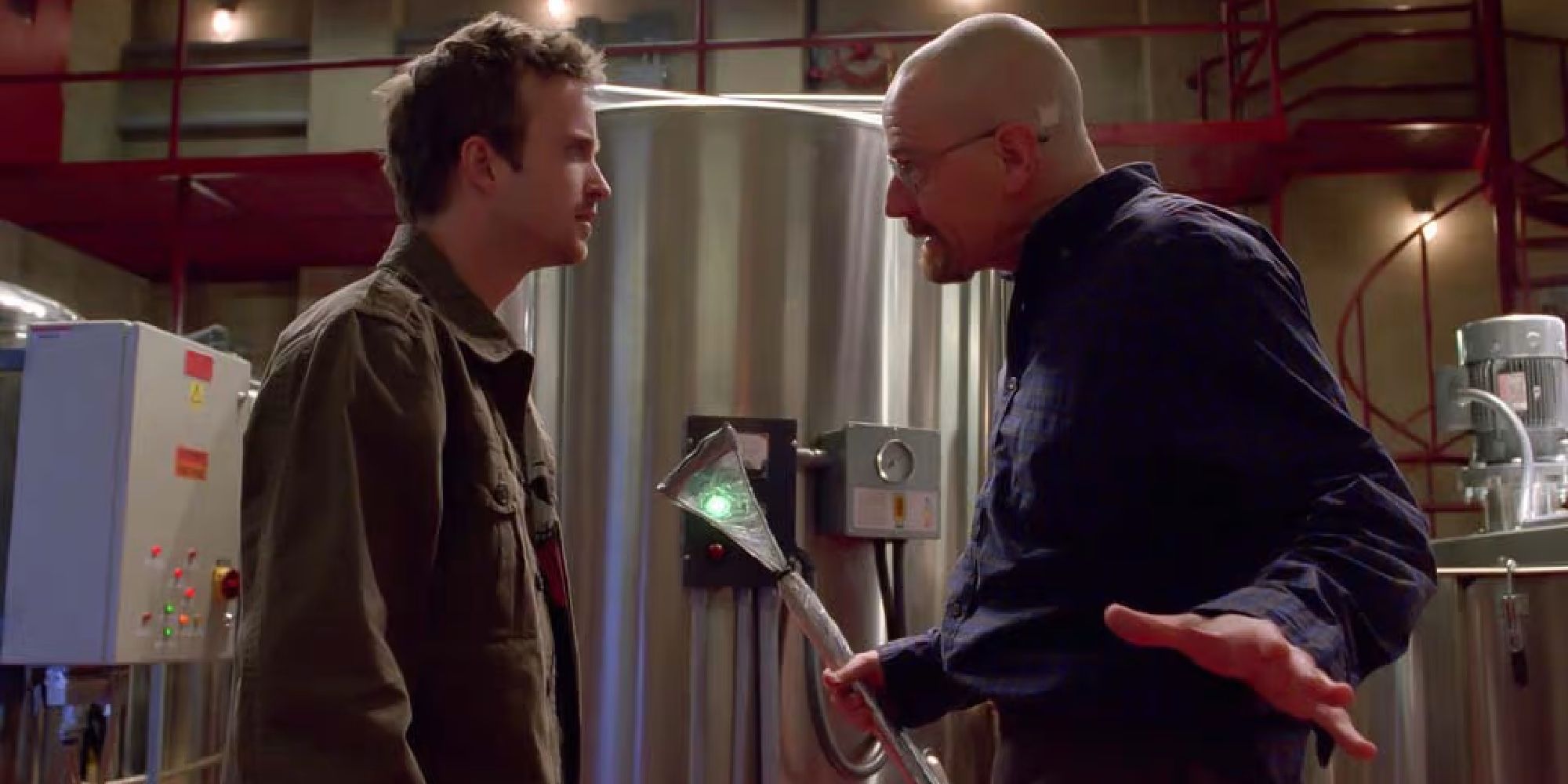 Walt and Jesse search for the titular “fly” in “Breaking Bad”