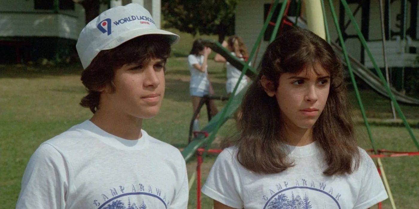 Felissa Rose and Jonathan Tiersten in Sleepaway Camp