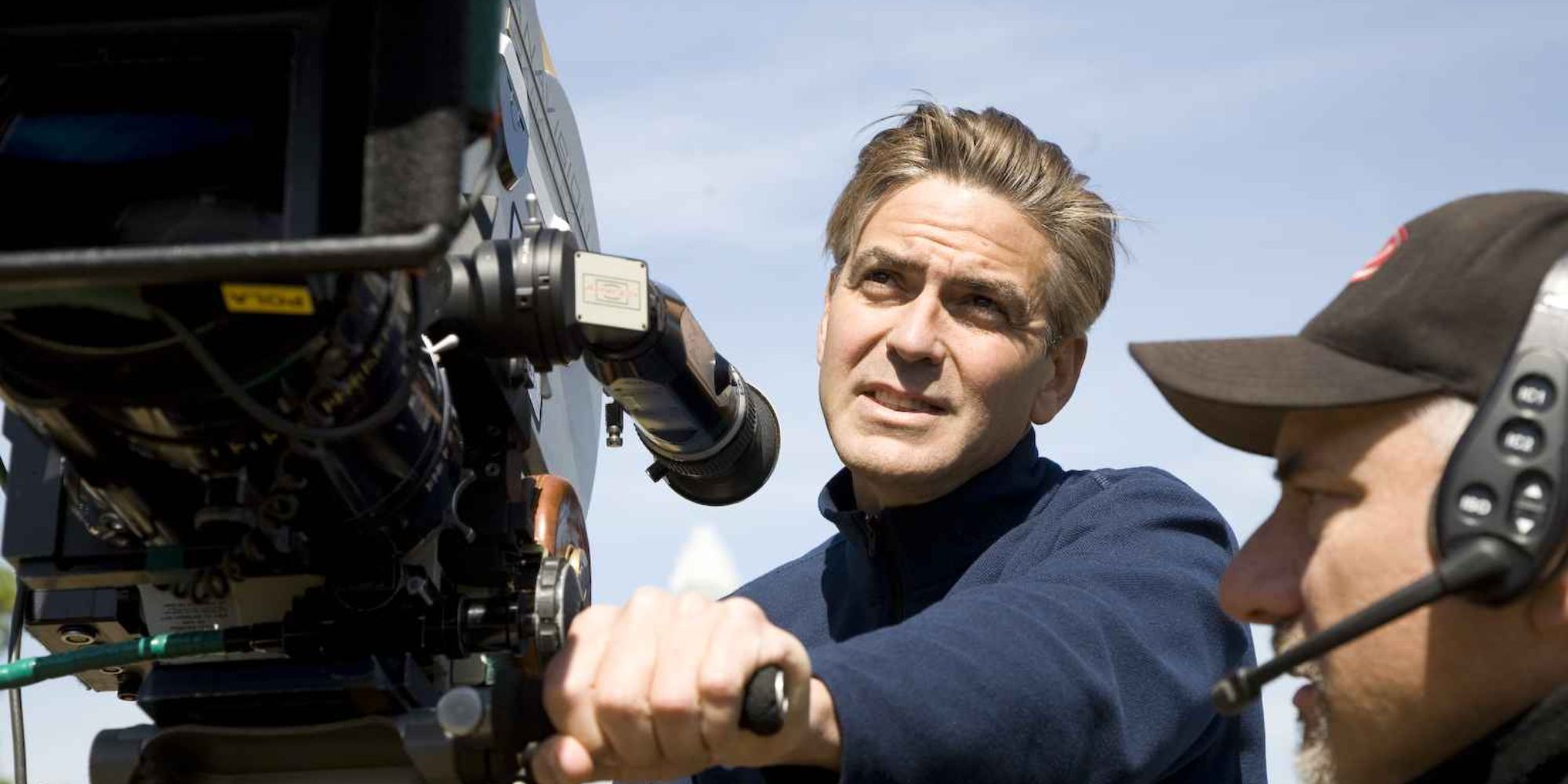 A man filmming