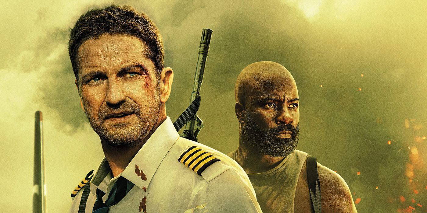 Plane Poster Featuring Gerard Butler and Mike Colter