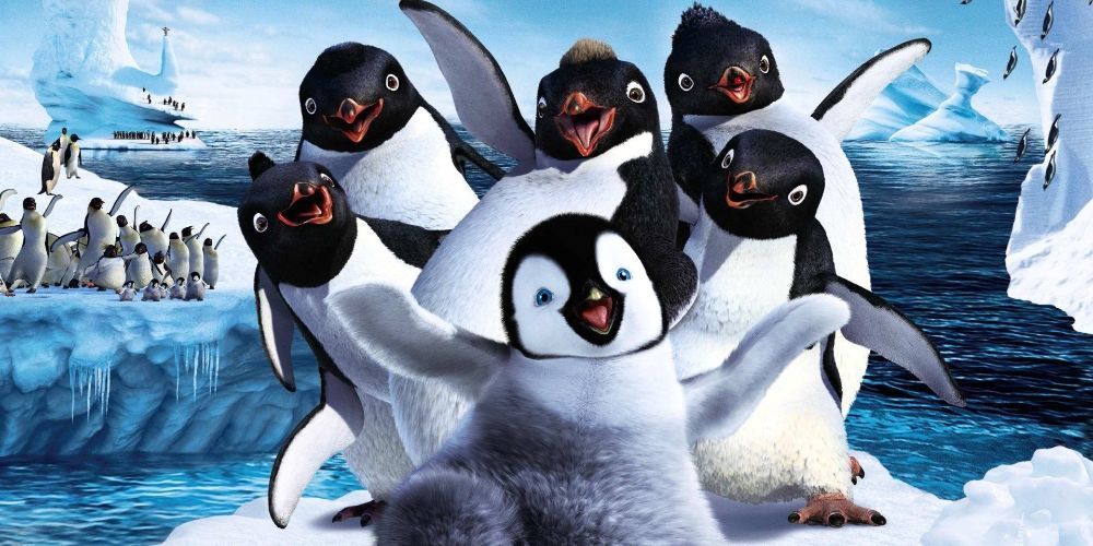 Les personnages pingouins de Happy Feet