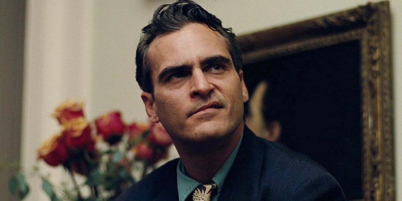 Joaquin Phoenix playing Navy veteran Freddie Quell in 'The Master'