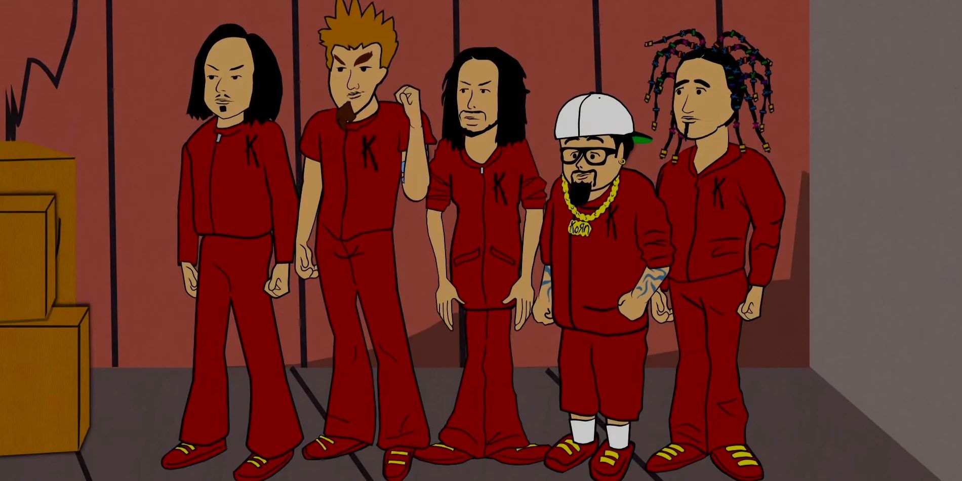 Heavy Metal band Korn appear as themselves in 'South Park'