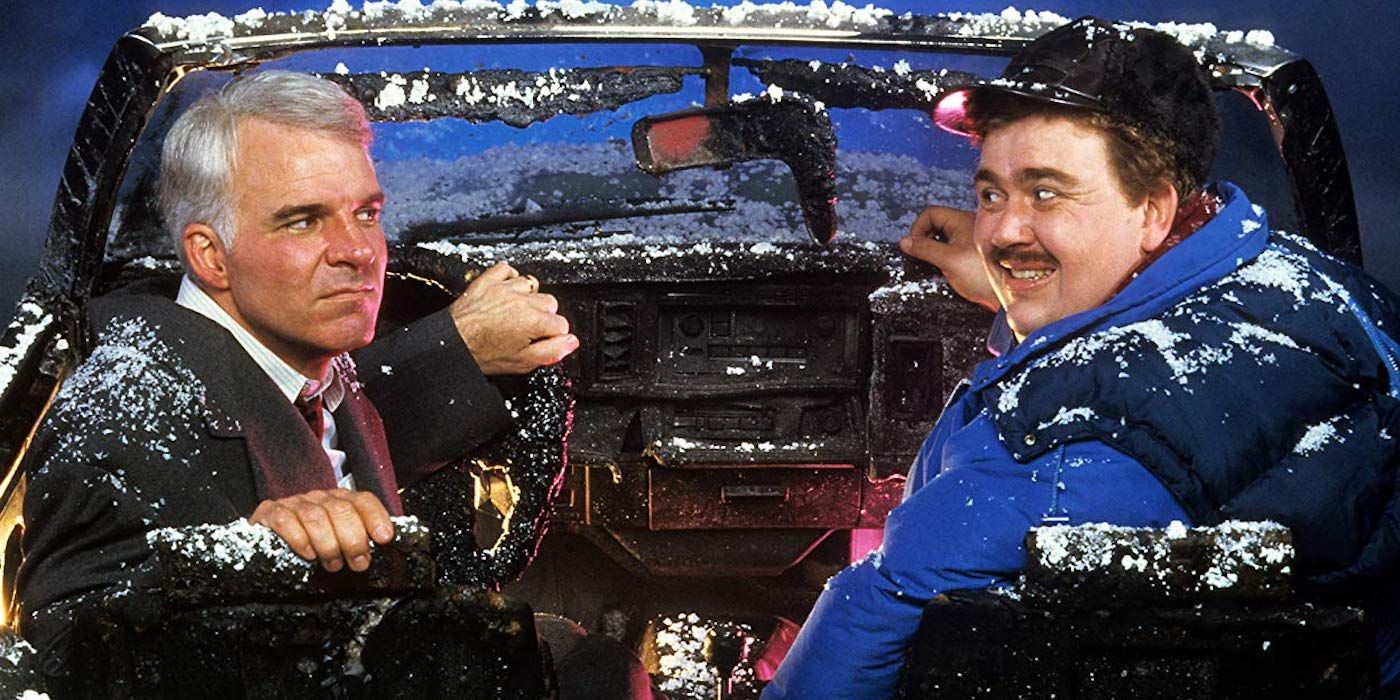 Steve Martin and John Candy in their 'hot' ride in 'Planes, Trains and Automobiles'