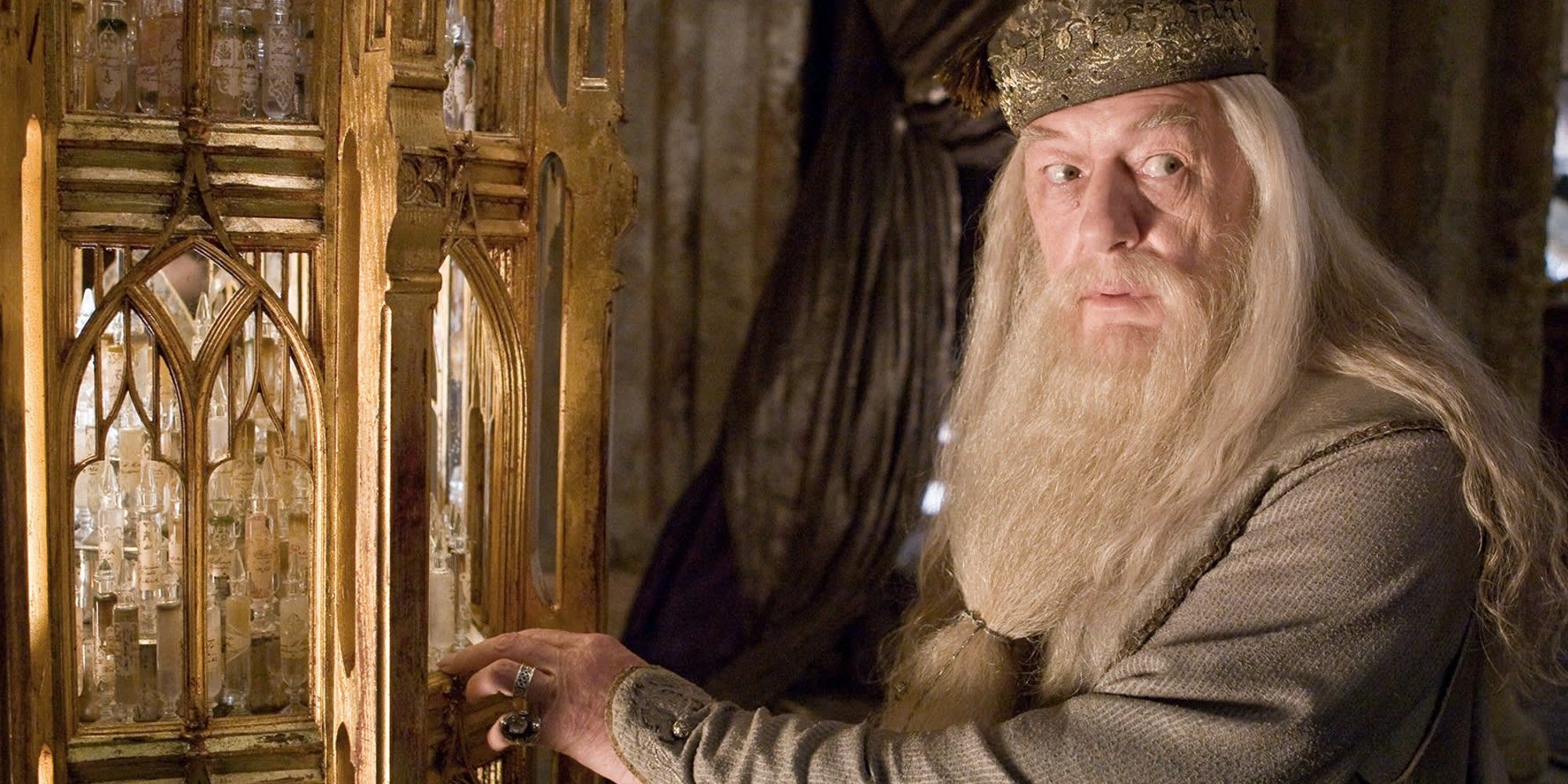 Michael Gambon as Albus Dumbledore in 'Harry Potter'