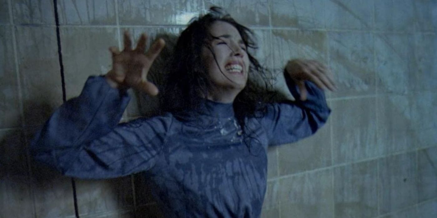 Still from 'Possession': Anna (Isabelle Adjani) looks distraught up against a wall.