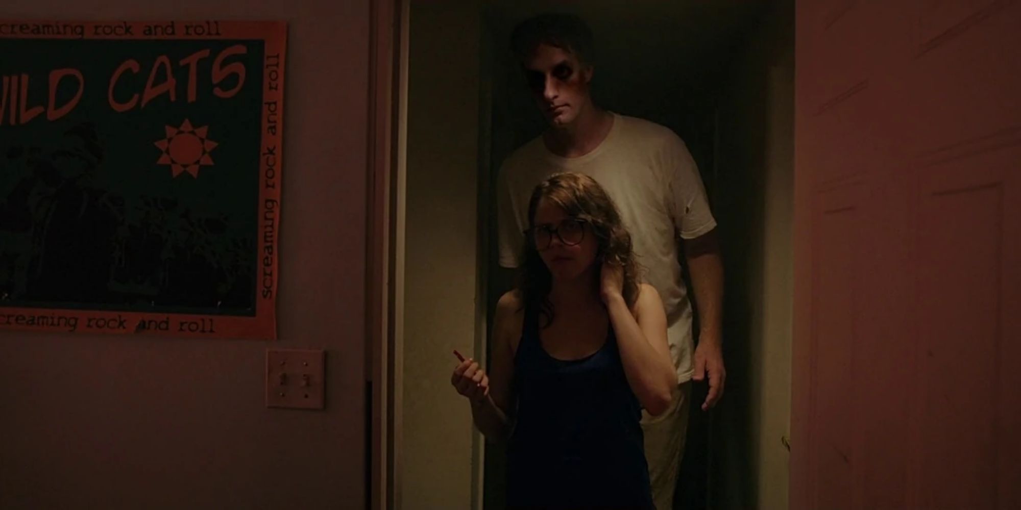 The tall man appears in 'It Follows'