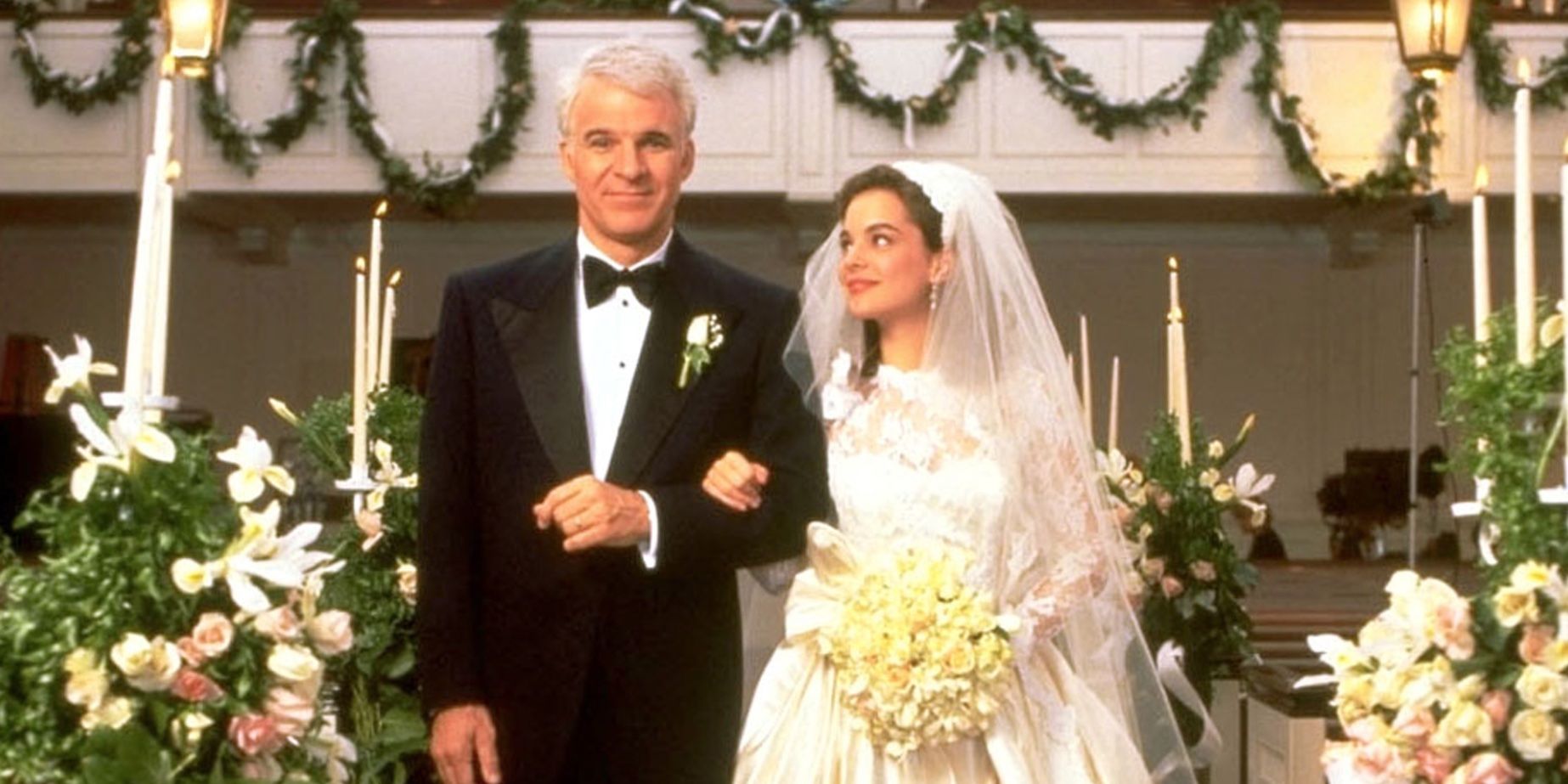 Steve Martin et Kimberly Williams-Paisley dans 'Father of the Bride'.