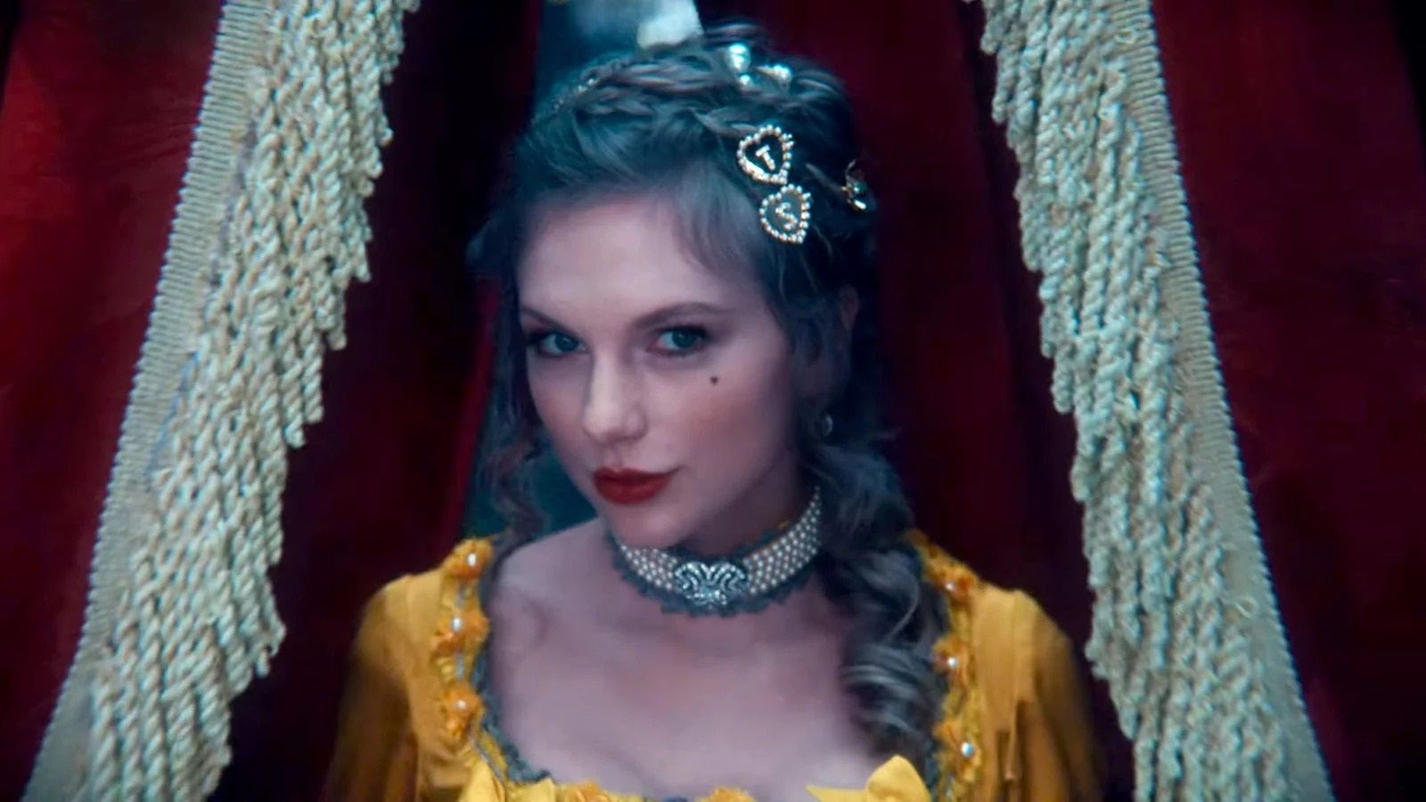 Taylor Swift in her Bejeweled Music Video From her Album Midnights