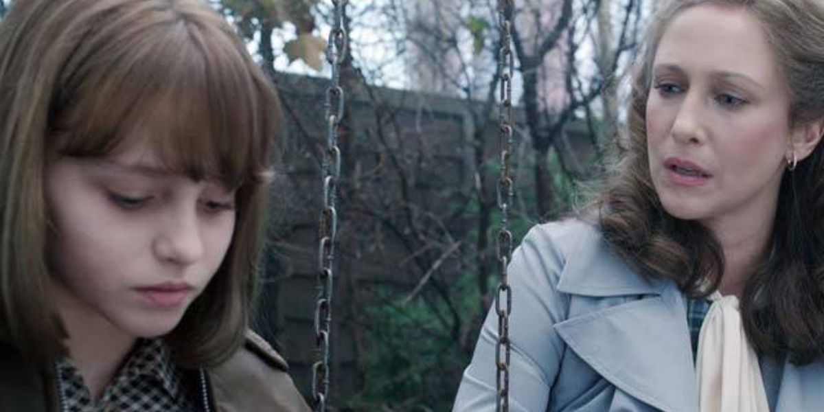 Madison Wolfe and Vera Farmiga in &lsquo;The Conjuring 2.'