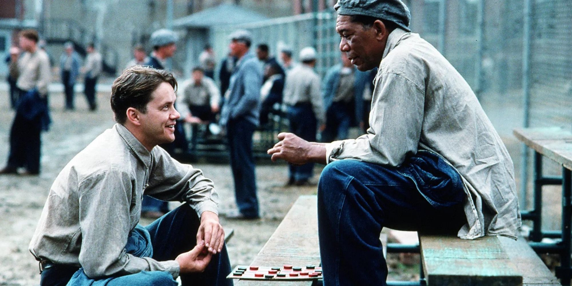 Shawshank Redemption stars Tim Robbins and Morgan Freeman 