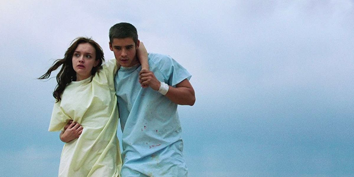 Olivia Cooke and Brenton Thwaites in The Signal