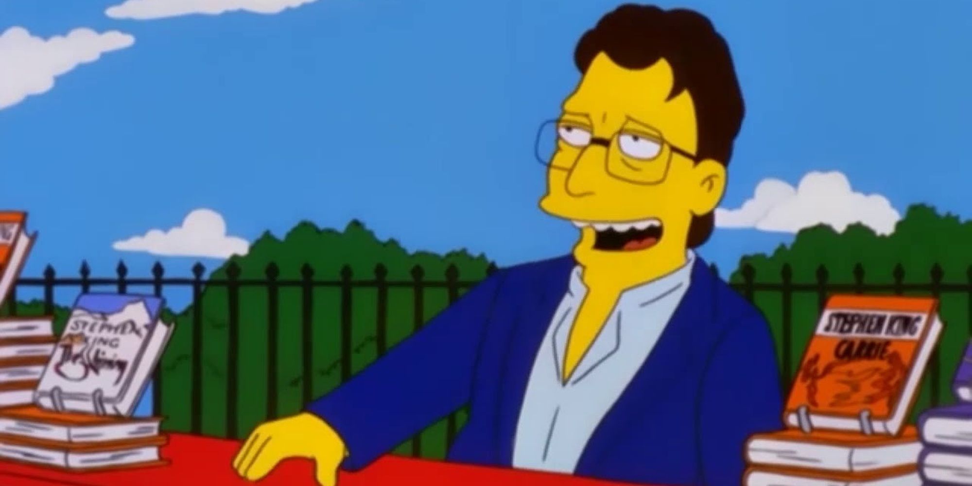Stephen King in The Simpsons