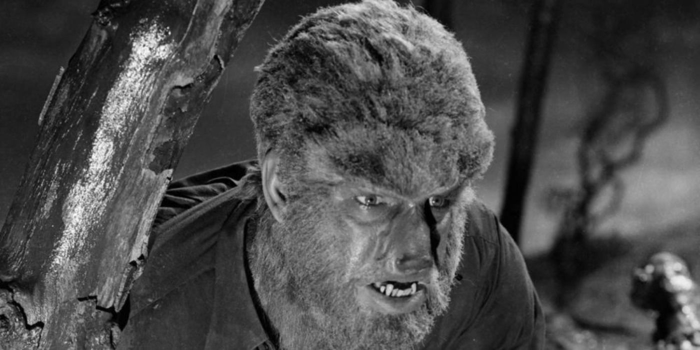 Lon Chaney Jr. as Lawrence "Larry" Talbot in werewolf form in The Wolf Man (1941)