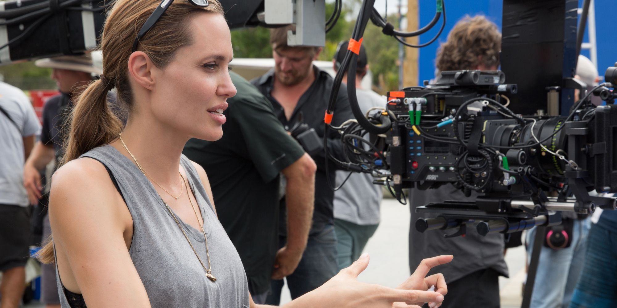 A woman with camera
