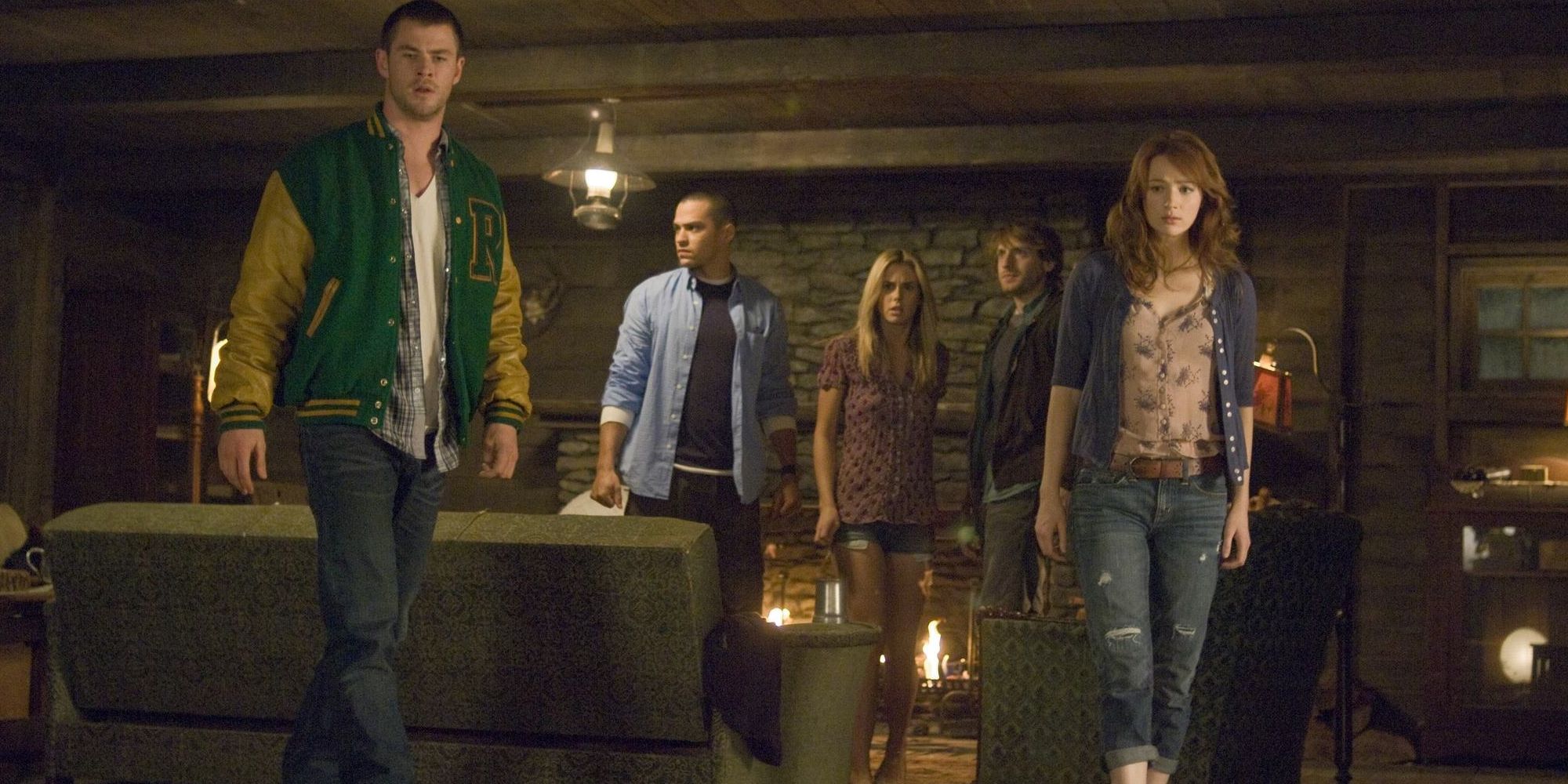 The friend group from 'The Cabin in the Woods' 