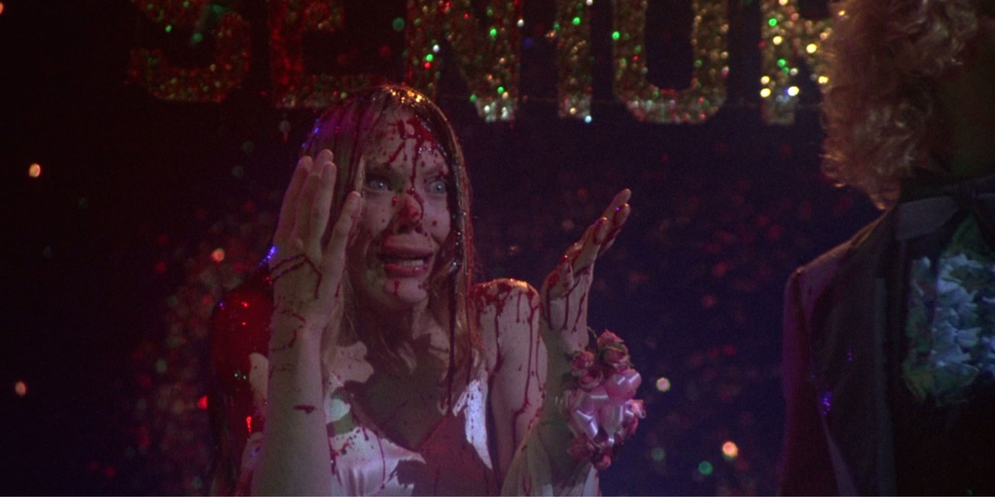 carrie covered in blood at school dance