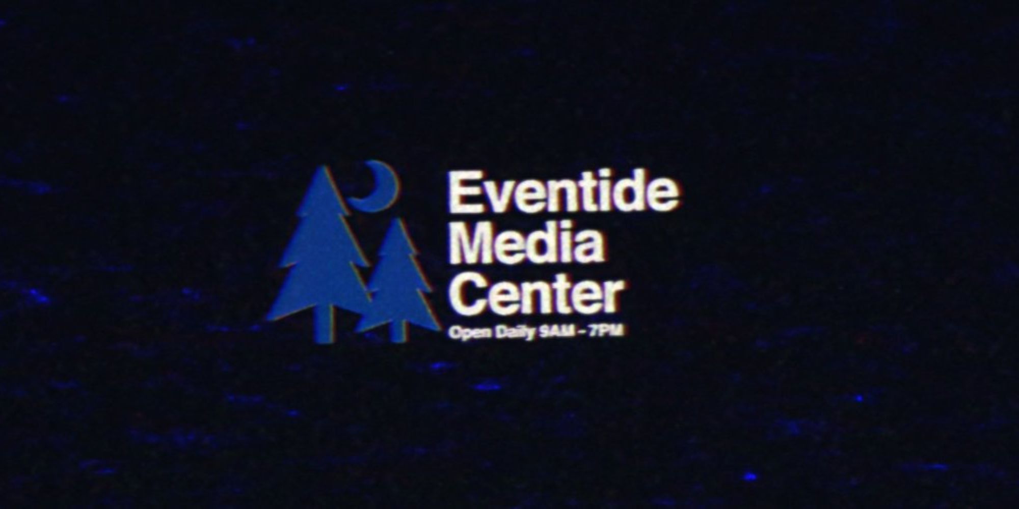 The logo of the Eventide Media Center from the series of the same name.