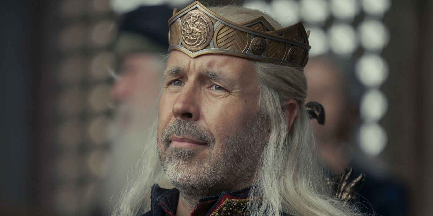Paddy Considine as Viserys in House of the Dragon