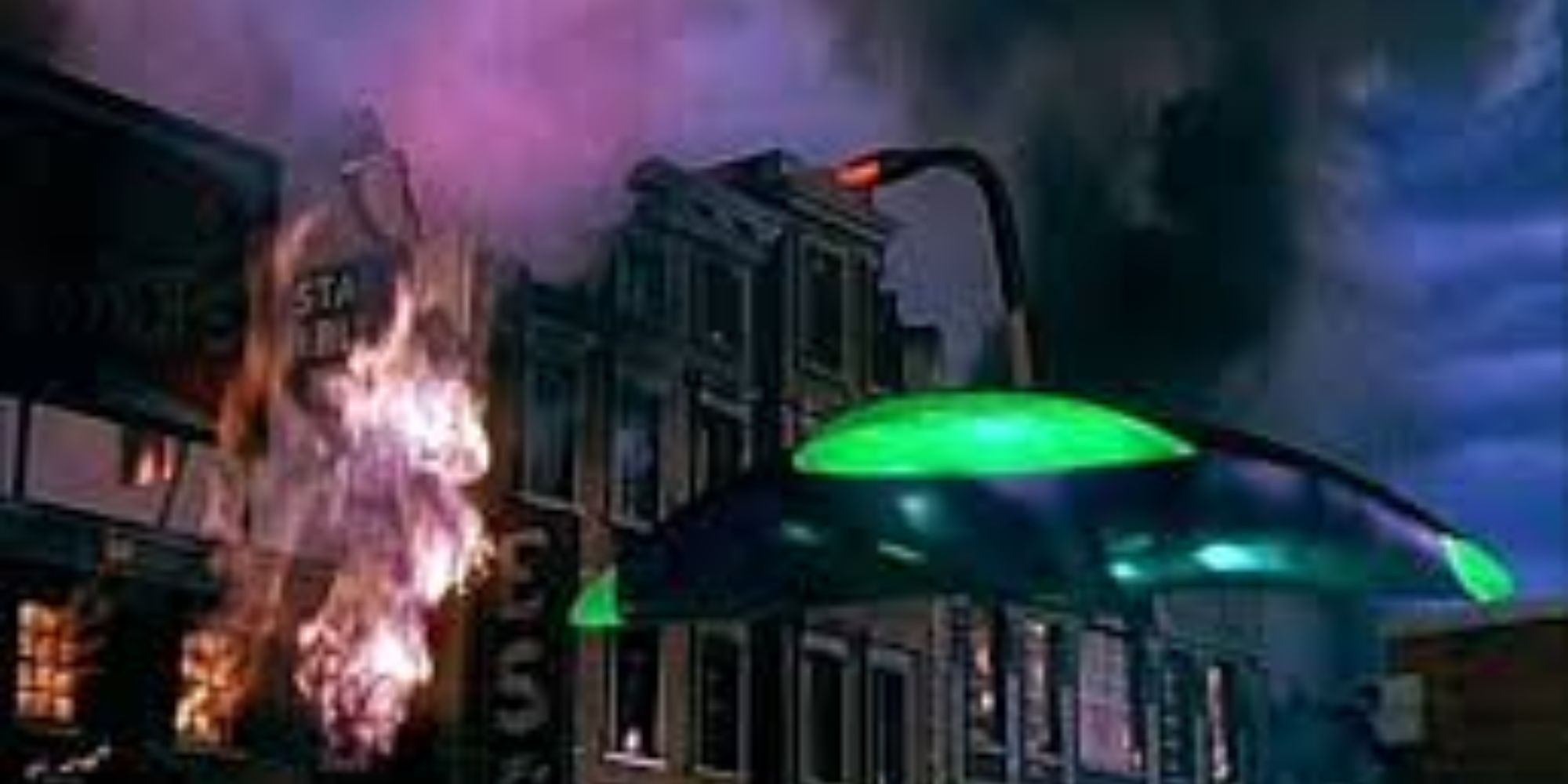 The War of the Worlds (1953) - Martians destroying a city