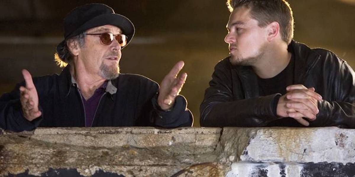 Jack Nicholson and Leonardo DiCaprio in The Departed