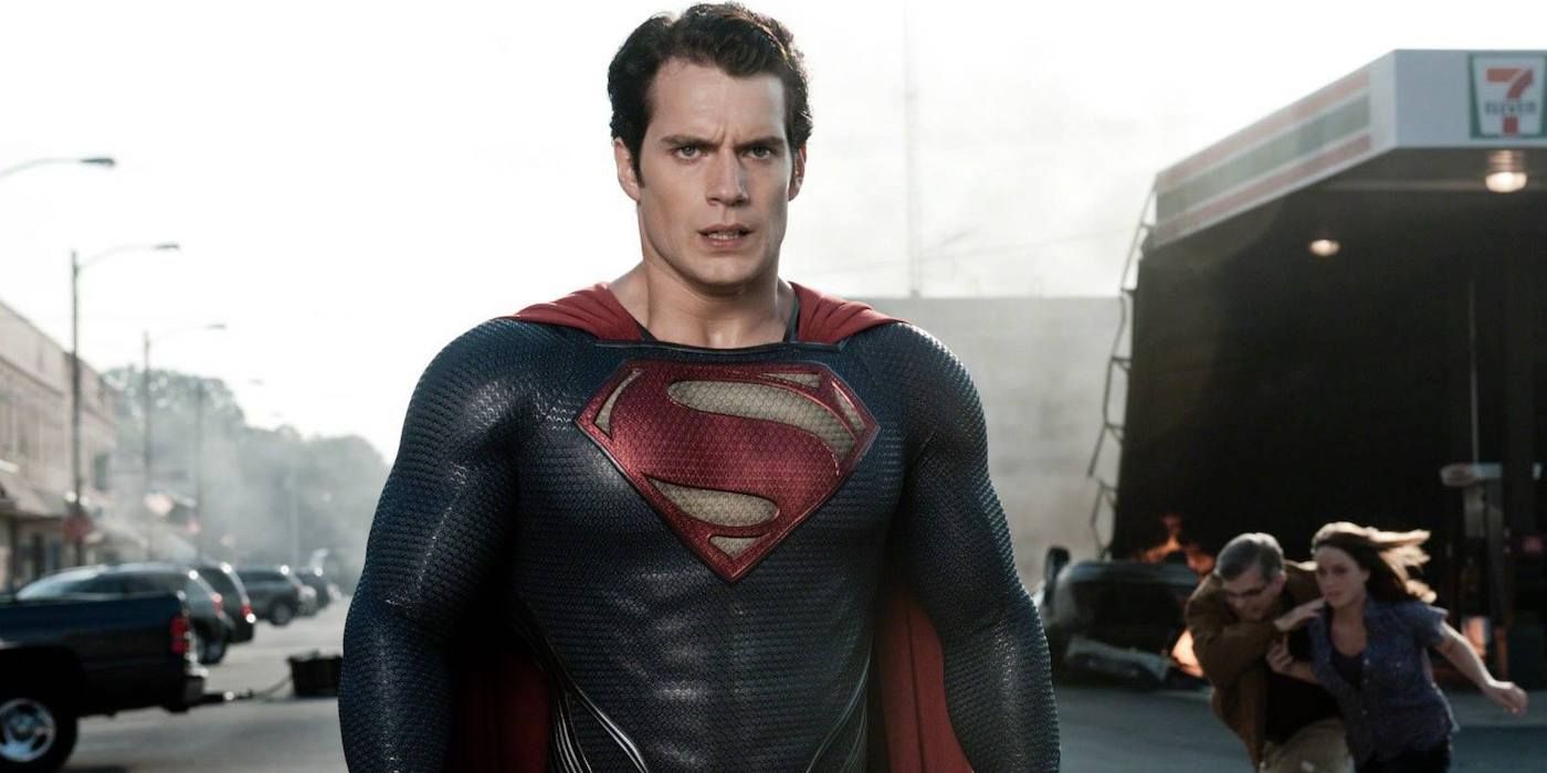 Henry Cavill en Superman dans Man of Steel 