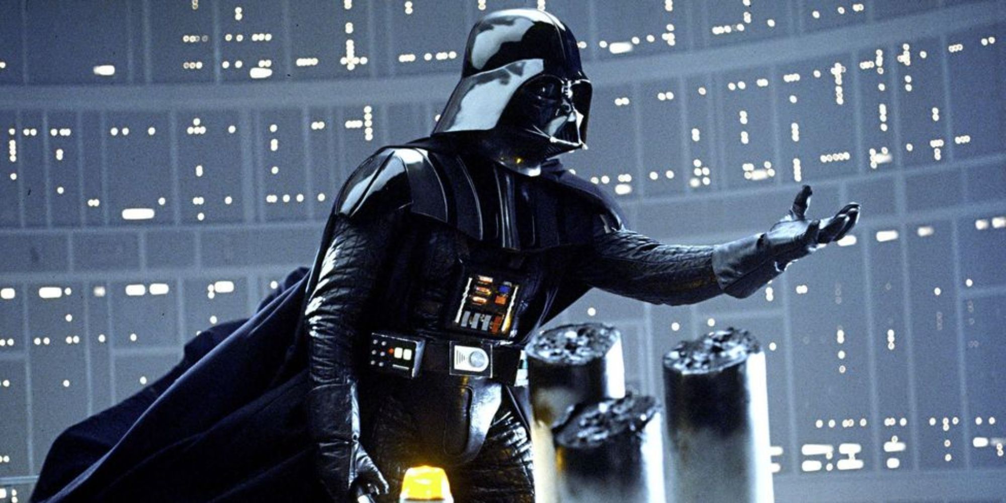 Darth Vader holds out his hand