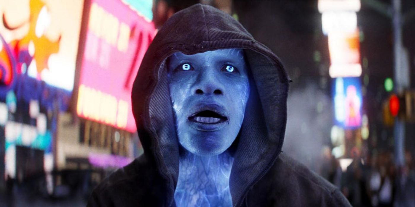 Electro se confunde en Times Square en The Amazing Spider-Man 2