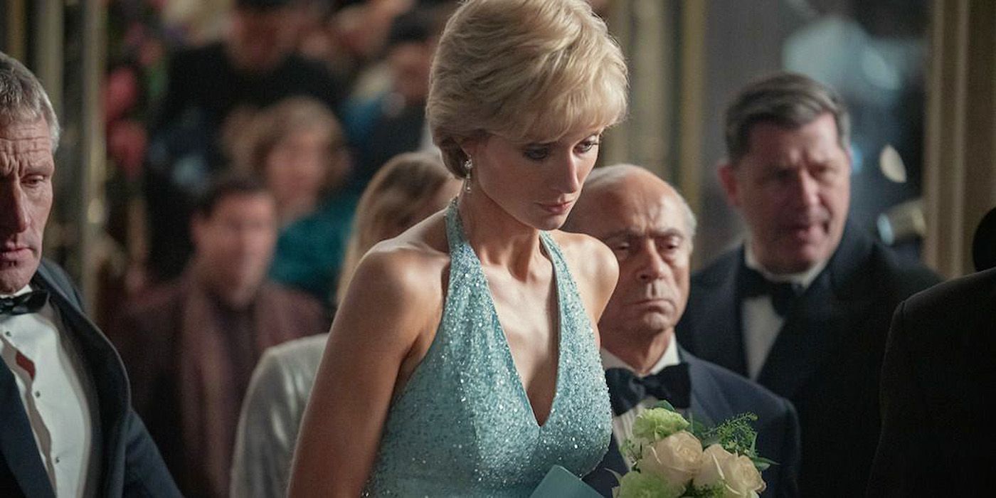 Elizabeth Debicki as Diana, Princess of Wales in The Crown.