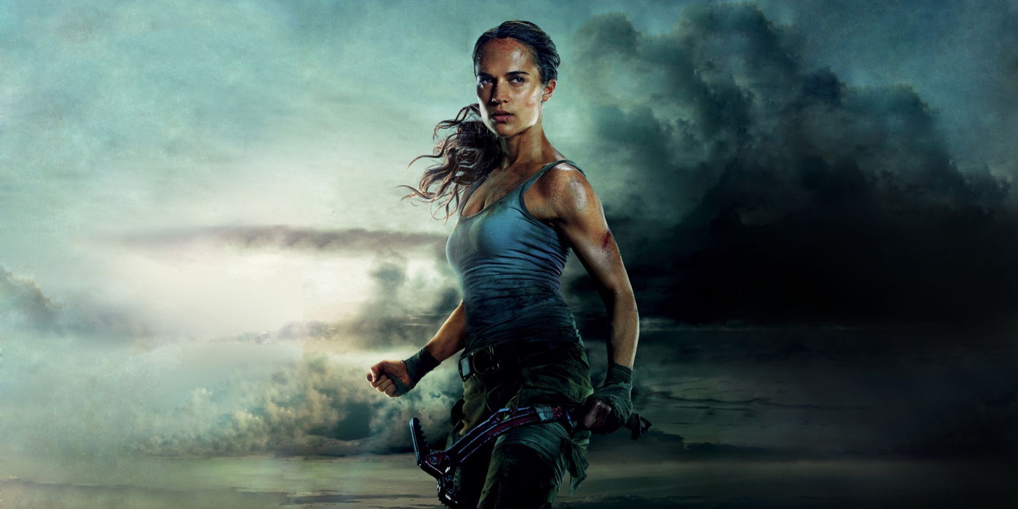 Alicia Vikander como Lara Croft em 'Tomb Raider'