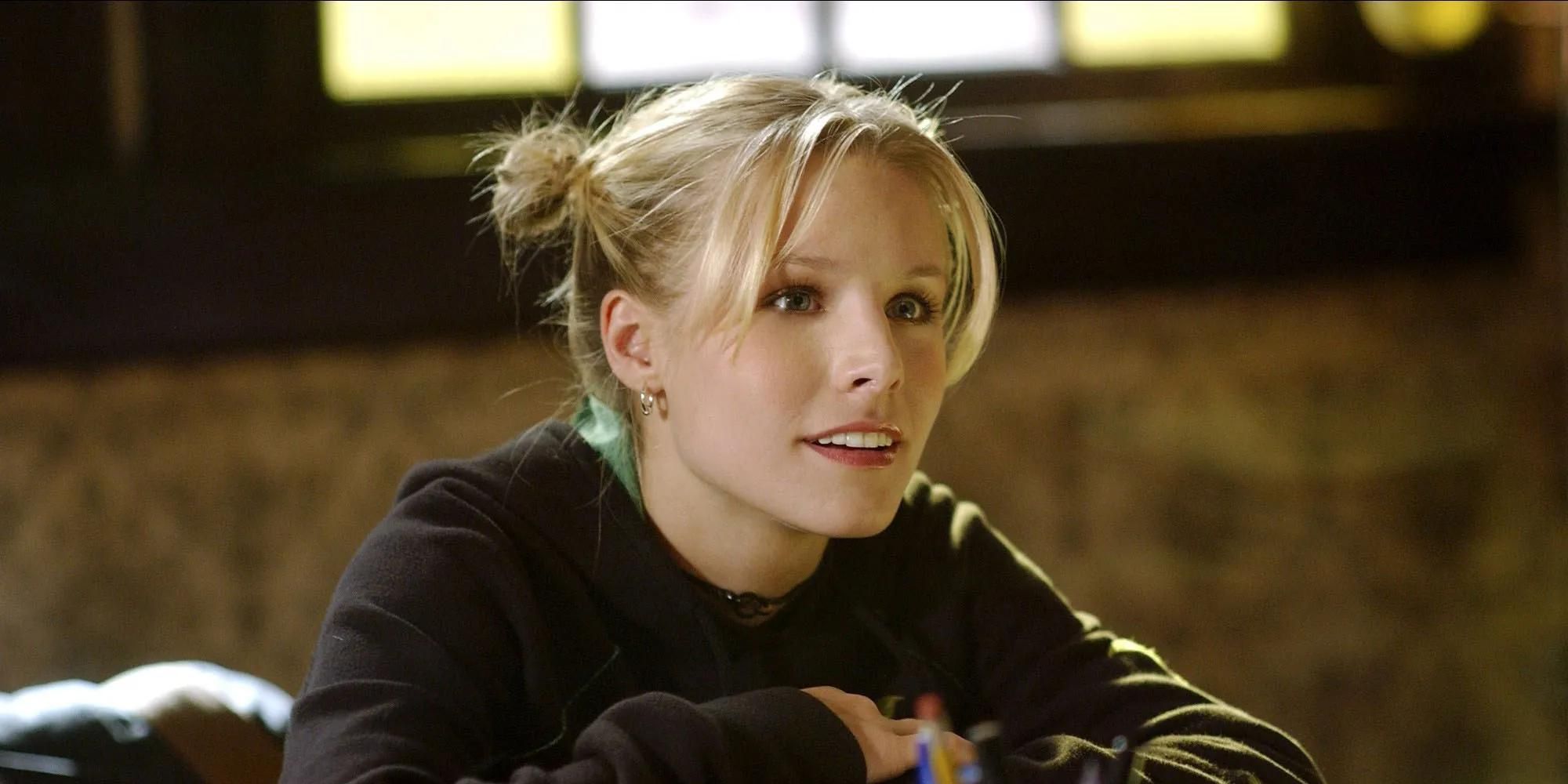 Veronica Mars from Veronica Mars sitting alone