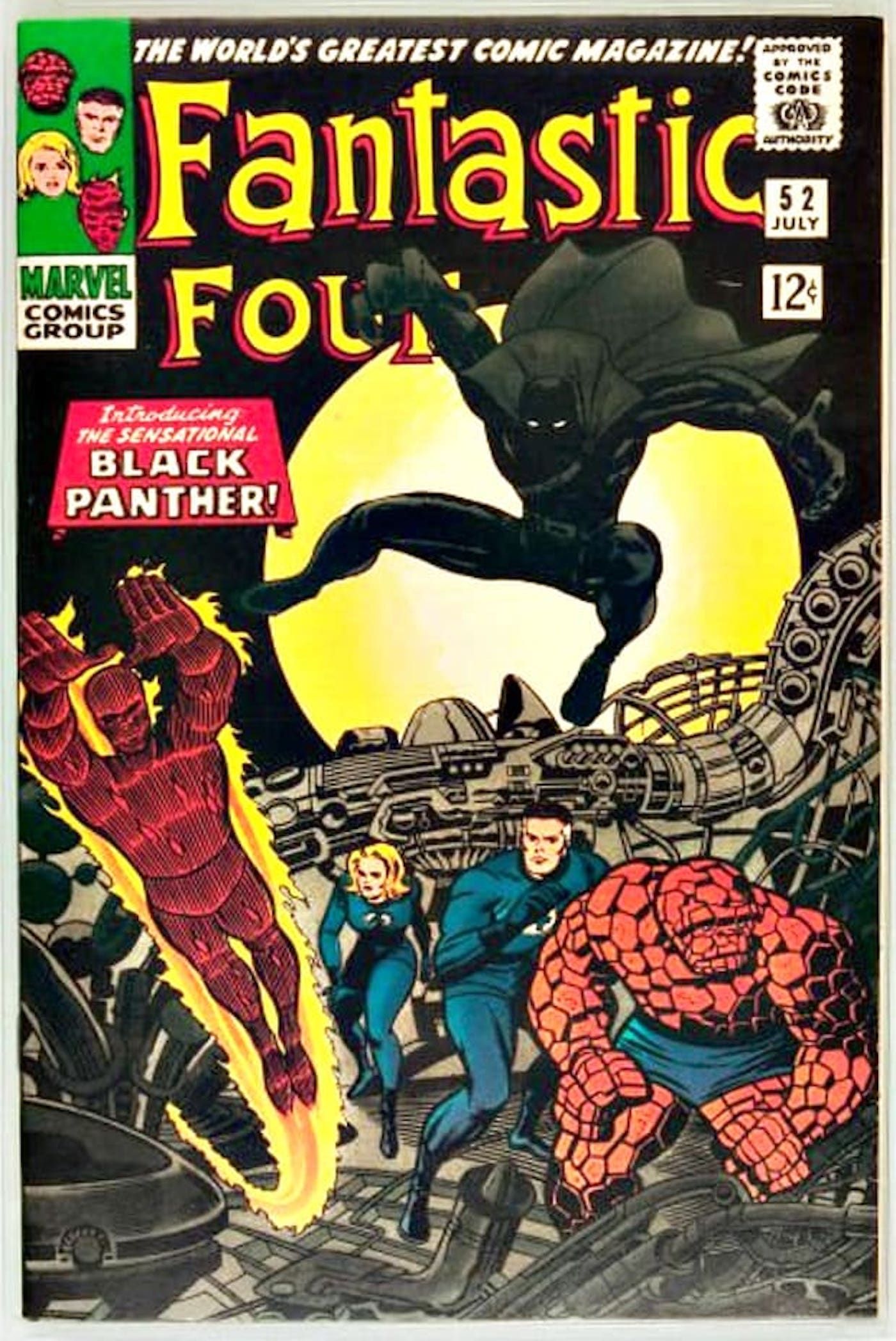 11. Black Panther - First Appearance Fantastic Four 52 196607