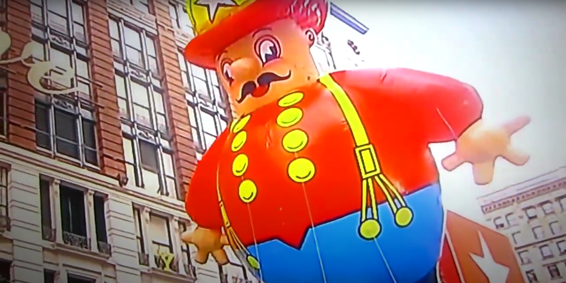 Harold the Fireman in Macy's Thanksgiving Parade