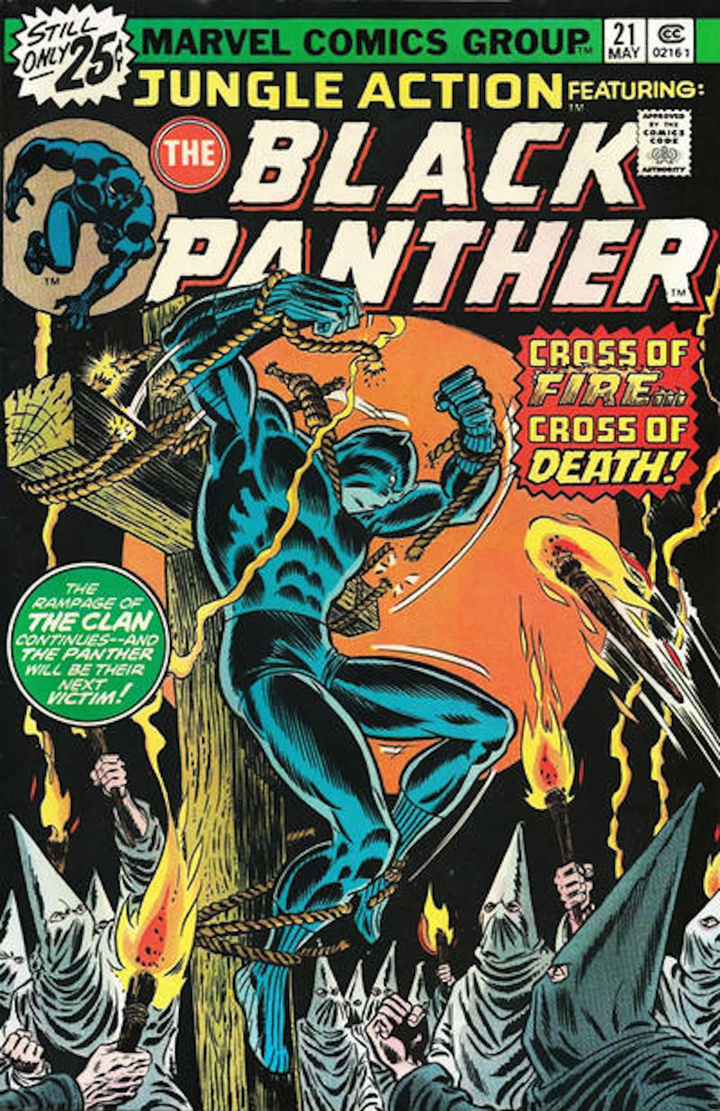 5. Black Panther 21 cross of fire