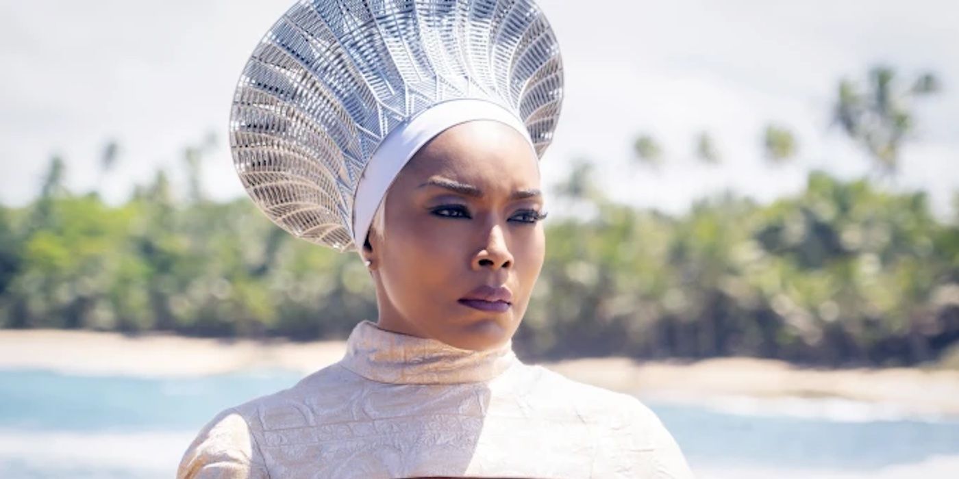 Angela Bassett as Queen Ramonda in Black Panther- Wakanda Forever