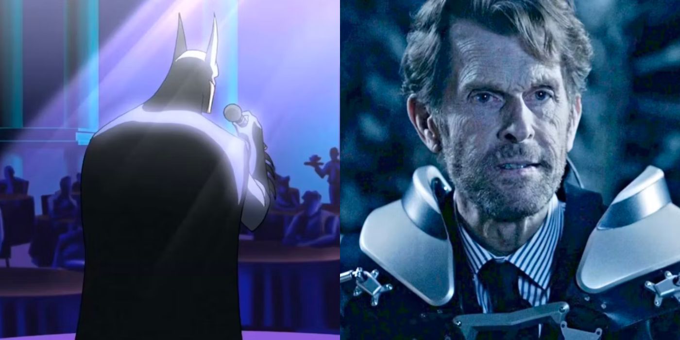 DCnautas - Parece que o Batman de Kevin Conroy em #CrisenasInfinitasTerras  seria mais ou menos o de BvS se ele tivesse matado o Superman.