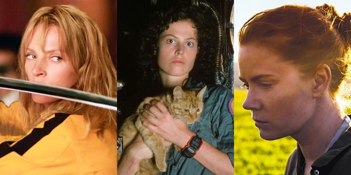 Characters from Kill Bill, Alien, and Arrival