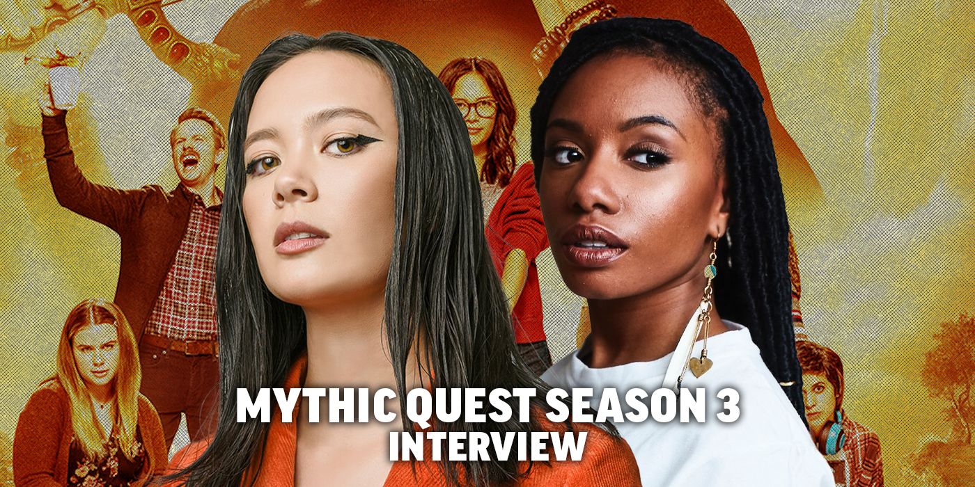Charlotte-Nicdao-(Poppy-Li)-&amp;-Imani-Hakim-(Dana)-mythic-quest-season-3-interview-Feature