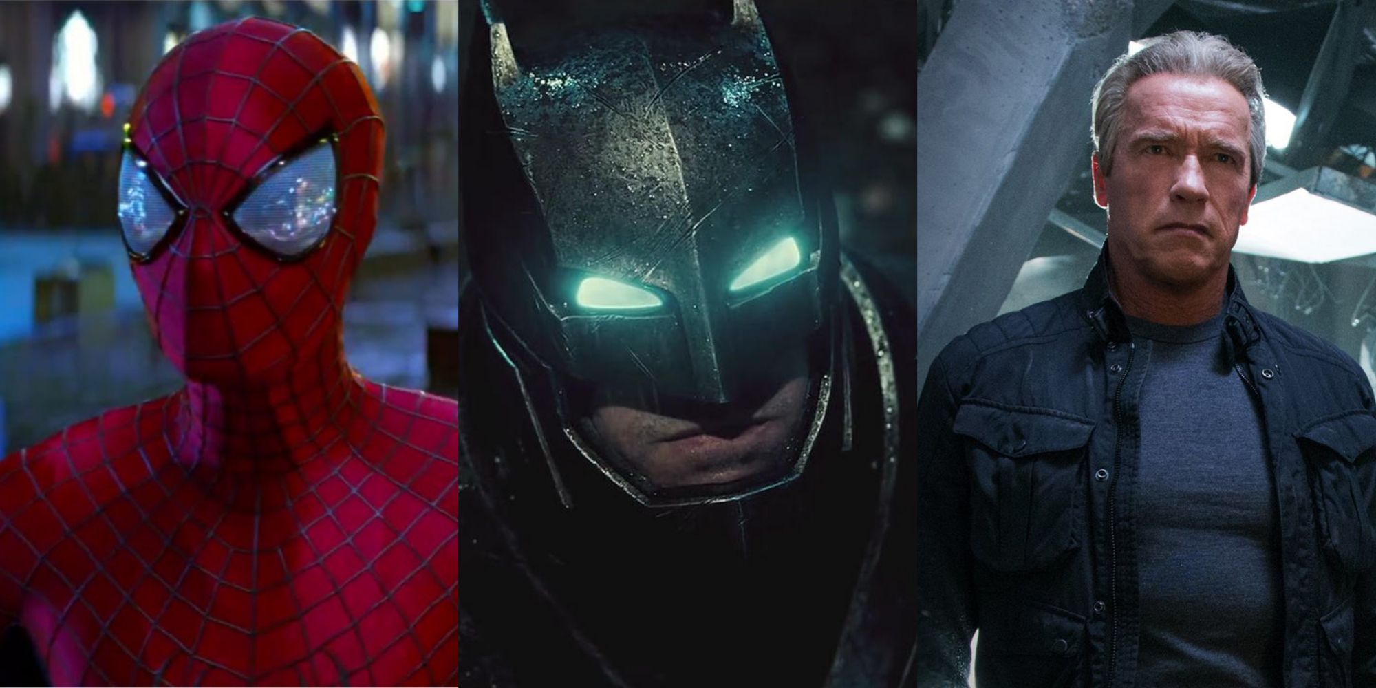 Spider-Man, Batman, Terminator