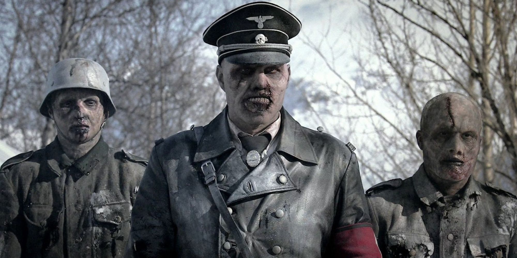 Zombie Nazis standing menacingly in 'Dead Snow'